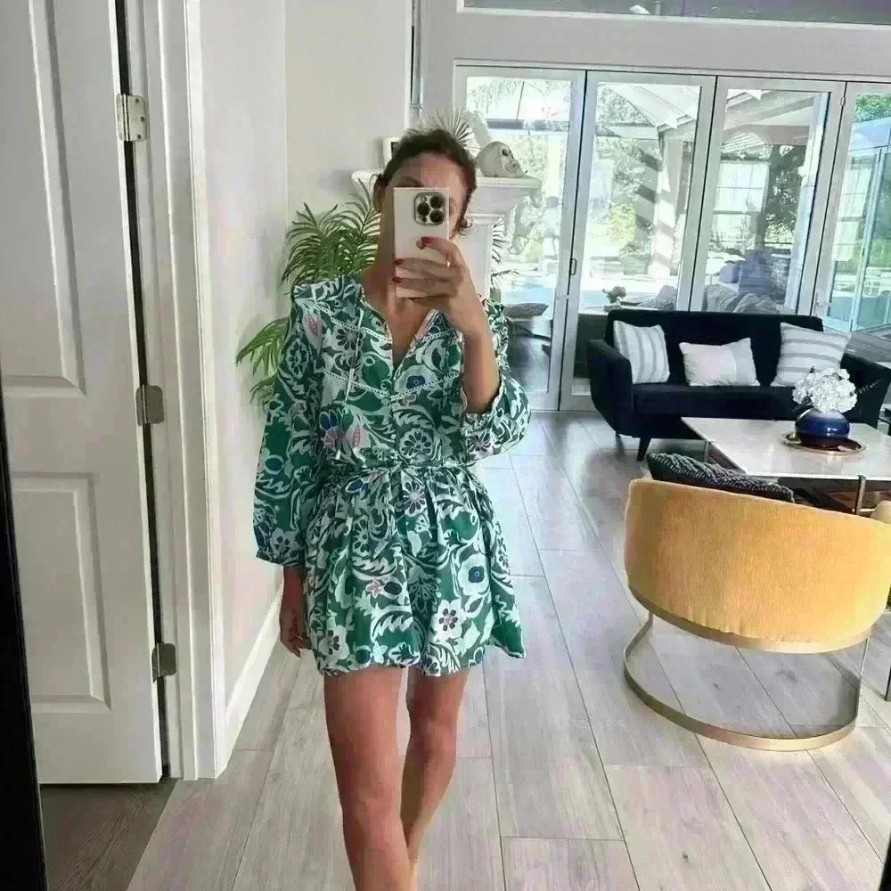 NWT cottage core mini dress